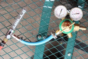 aeration system assembled